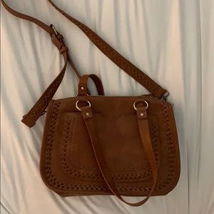 Anthropologie faux leather bag
